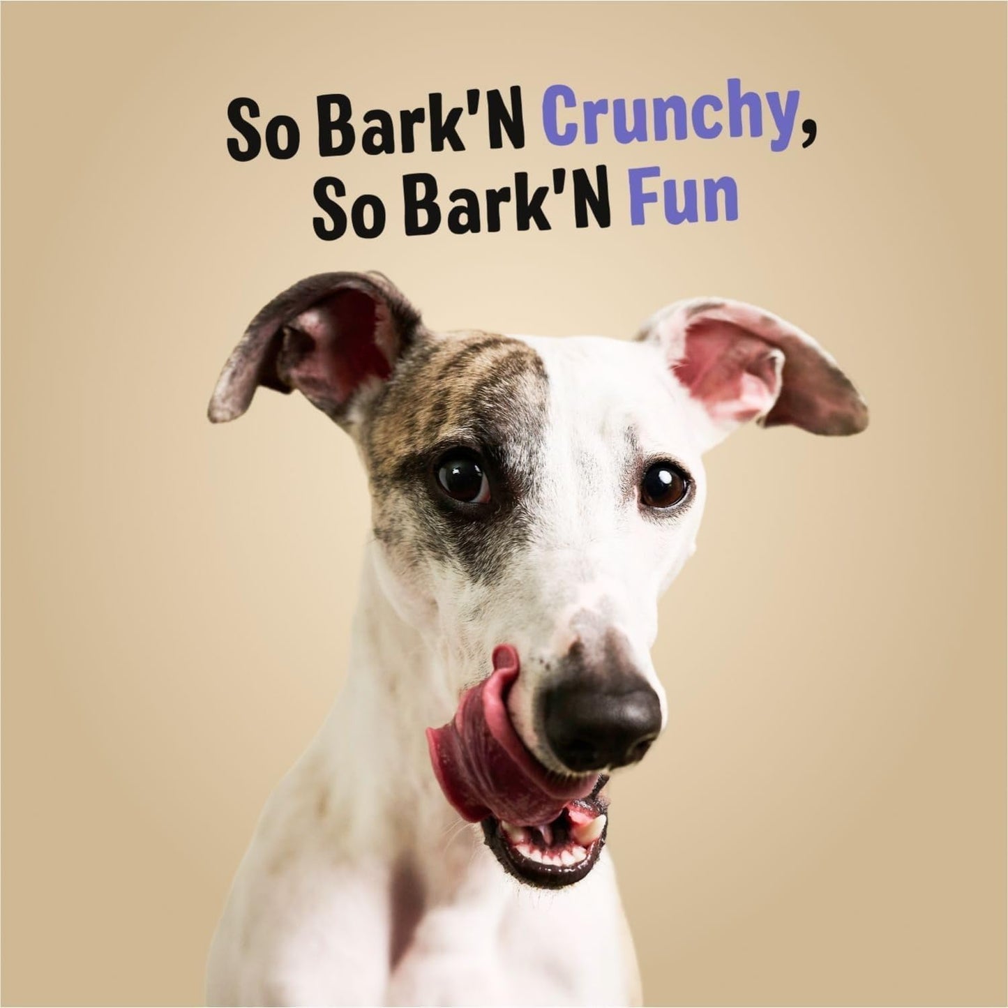 Three Dog Bakery Bark’N Crunch! Chicken Chips, Cheese Flavor, Crunchy Treat for Dogs, Two Ingredients, High Protein Snacks, No Artificial Flavors or Colors, Made in The USA, 4 oz