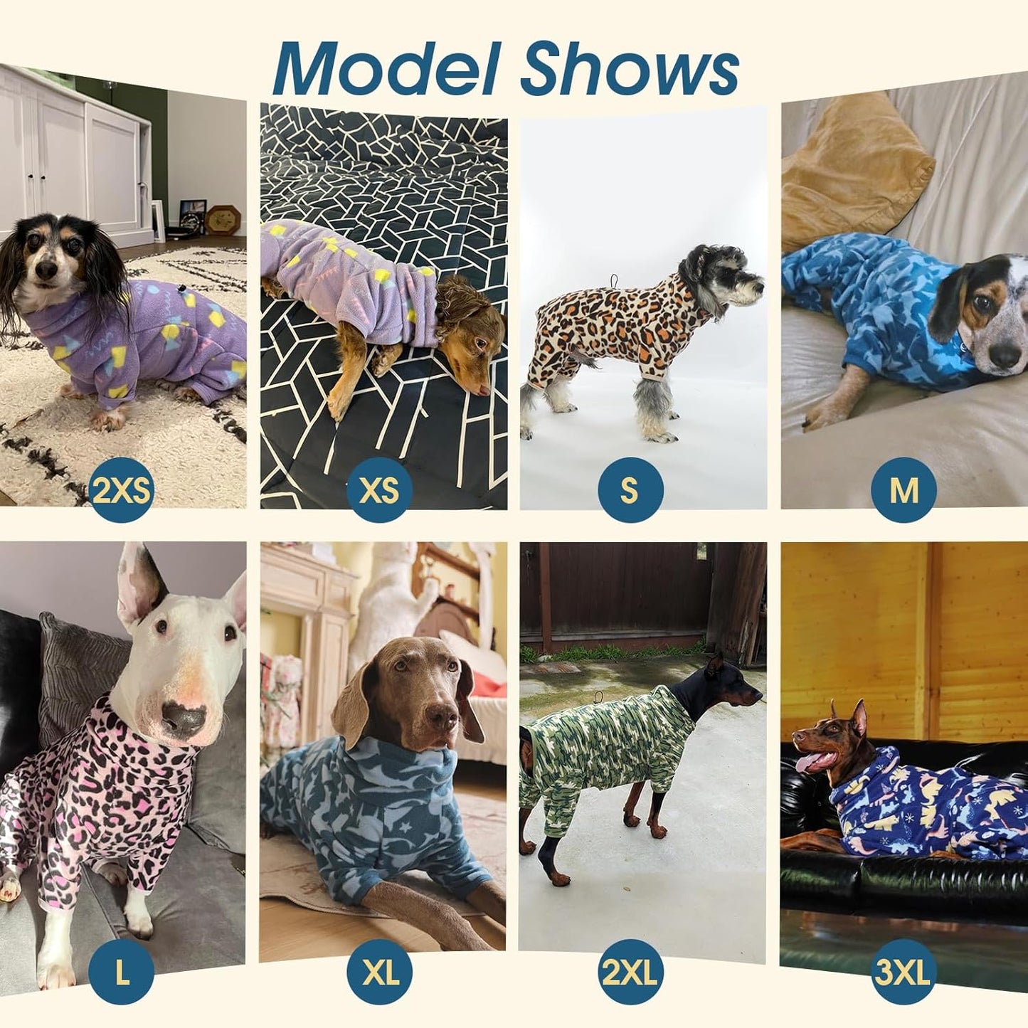 ROZKITCH Pajamas for Dogs Large, Pet Windproof Warm Cold Weather Jacket Vest with Luminous Zipper, Jumpsuit Apparel Outfit Clothes for Large Giant Dog Shark 3XL