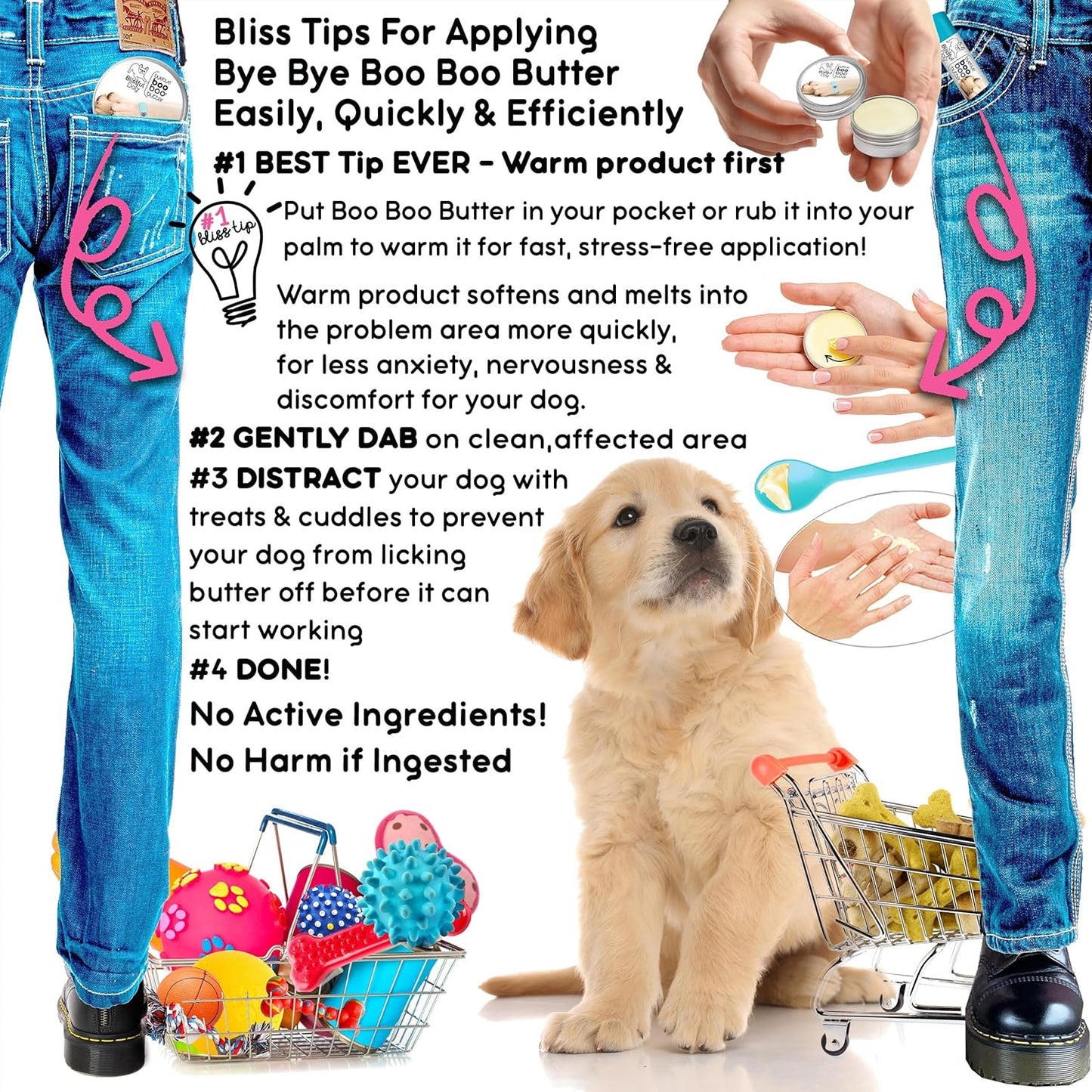 The Blissful Dog Nova Scotia Duck Tolling Retriever Boo Boo Butter, 0.50-Ounce