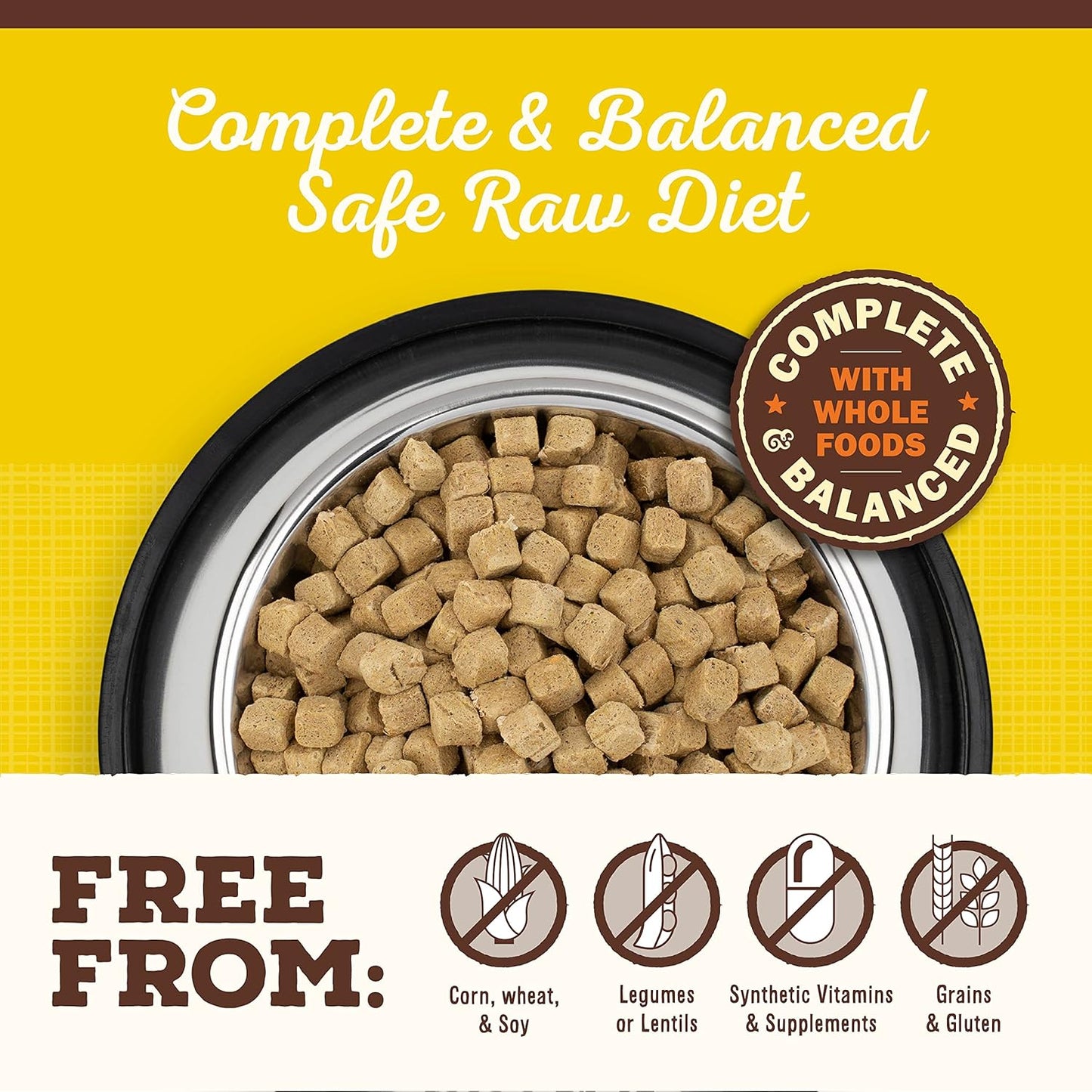 Primal Freeze Dried Puppy Dog Food, Pronto Mini Nuggets; Scoop & Serve, Complete & Balanced Meal; Also Use As Topper or Treat; Premium, Healthy, Grain Free, High Protein Raw Dog Food (25 oz,Pack of 2)