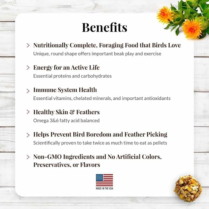 Lafeber's Classic Nutri-Berries for Macaw / Cockatoo 3.5 lb. Tub