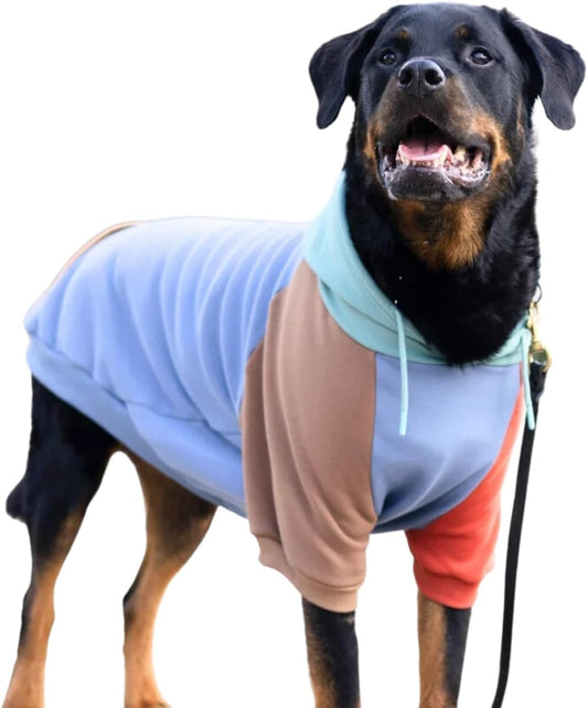 Spark Paws Dog Hoodie – Premium Dog Sweater for Small, Medium, and Large Dogs | Warm Outfits for French Bulldogs, Pitbull, Puppy, Winter Jacket Alternative - Alpine - 5XL