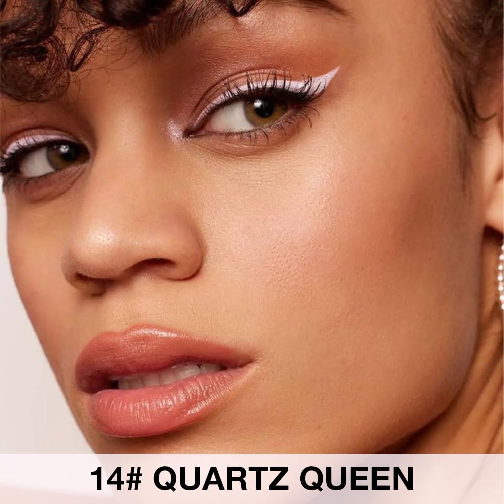 evpct 2Pcs Pastel Pink Gel Eyeliner Pencil Waterproof for Women Eye Face Paint, Pink Matte Cream Eyeliner Stick Crayon, Cat Eye Liners Eyeshadow Makeup Smooth Glide delineador de ojos contra el agua