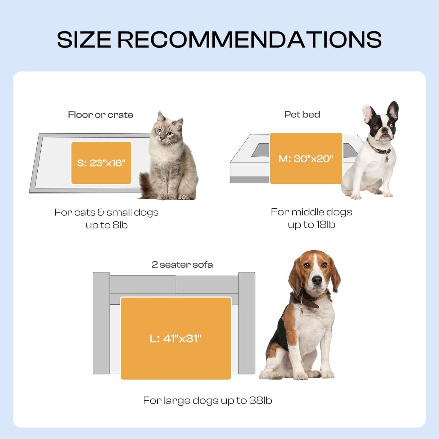 Luciphia 1 Pack 3 Calming Dog Blanket Fluffy Premium Fleece Pet Blankets Soft Sherpa Throw for Dogs Puppy Cat Grey/Beige/HazeBlue Medium (30" x20")