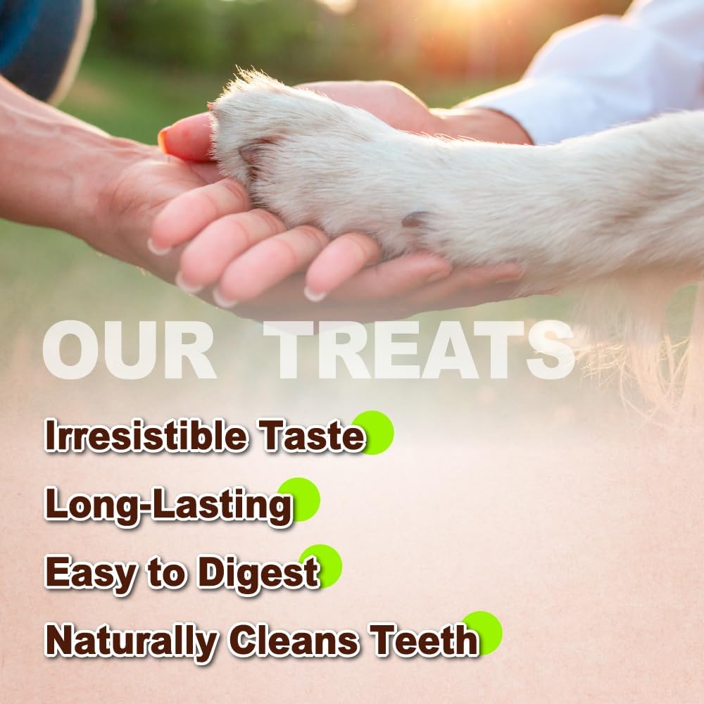 AFreschi Turkey Tendons for Dogs, USA-Sourced, Healthy Dog Treats, Rawhide-Free Puppy Chews, Long Lasting, All Natural, Hypoallergenic Dog Treats for Small Breeds, 10 oz Pack Strips
