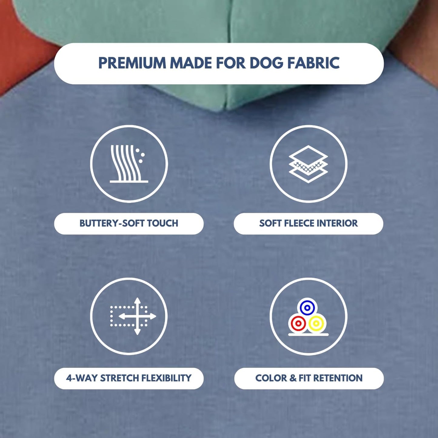 Spark Paws Dog Hoodie – Premium Dog Sweater for Small, Medium, and Large Dogs | Warm Outfits for French Bulldogs, Pitbull, Puppy, Winter Jacket Alternative - Alpine - 3XL