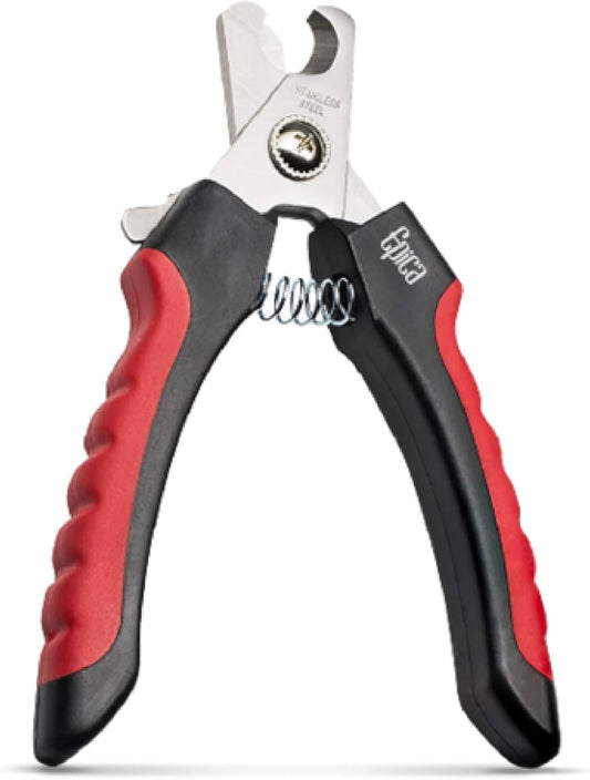 Epica Professional Dog Nail Clipper - Dog Nail Trimmer for Large Dogs - Easy and Safe Pets Grooming Clippers - Cat Claw Trimmer with Safety Guard (Large)