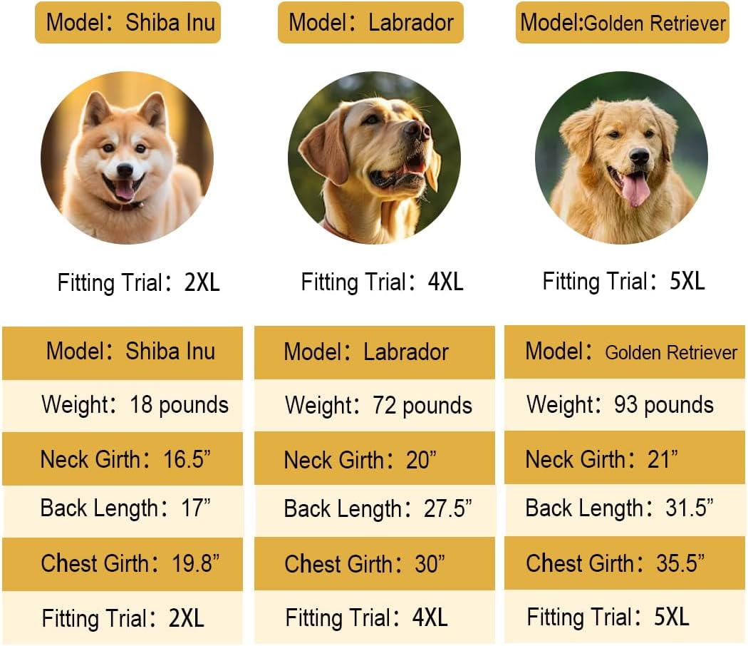 Dog Pyjamas PJS Sweater Clothing and Home Clothing Suitable for Medium to Large Breeds of Dogs, Dog Neutering Suits, Extra-Large Stretch Fabric, Four-Legged Clothes (Thickened Coffee, 2XL)