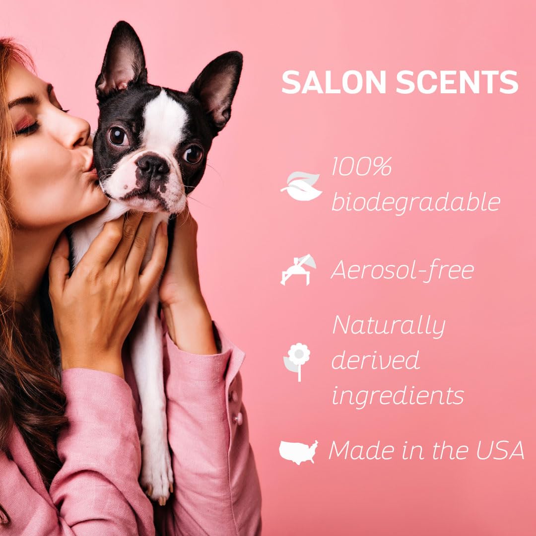 Bark2Basics Salon Scents Pet Grooming Cologne - 8 oz, Natural Professional Perfume for Dogs and Cats, Long Lasting, Deodorizing, Made in The USA (Sweet Italian Lemon)