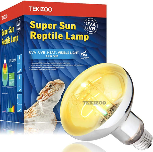 UVA UVB Sun Lamp 160W High Intensity Self-Ballasted Heat Basking Lamp/Light/Bulb for Reptile and Amphibian