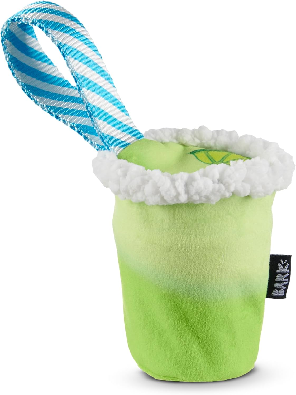 Barkbox Get Ripped Margrrrita Super Chewer Tough Dog Chew Toy for Aggressive Chewers, Plush Cover with Rubber Core - 2 Toys in 1 – Two Layer Treat Dispensing Dog Toy for Large Dogs