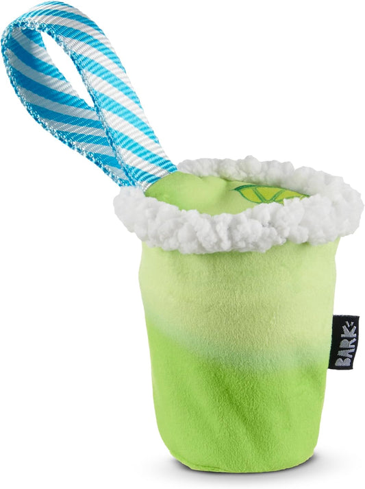 Barkbox Get Ripped Margrrrita Super Chewer Tough Dog Chew Toy for Aggressive Chewers, Plush Cover with Rubber Core - 2 Toys in 1 – Two Layer Treat Dispensing Dog Toy for Large Dogs