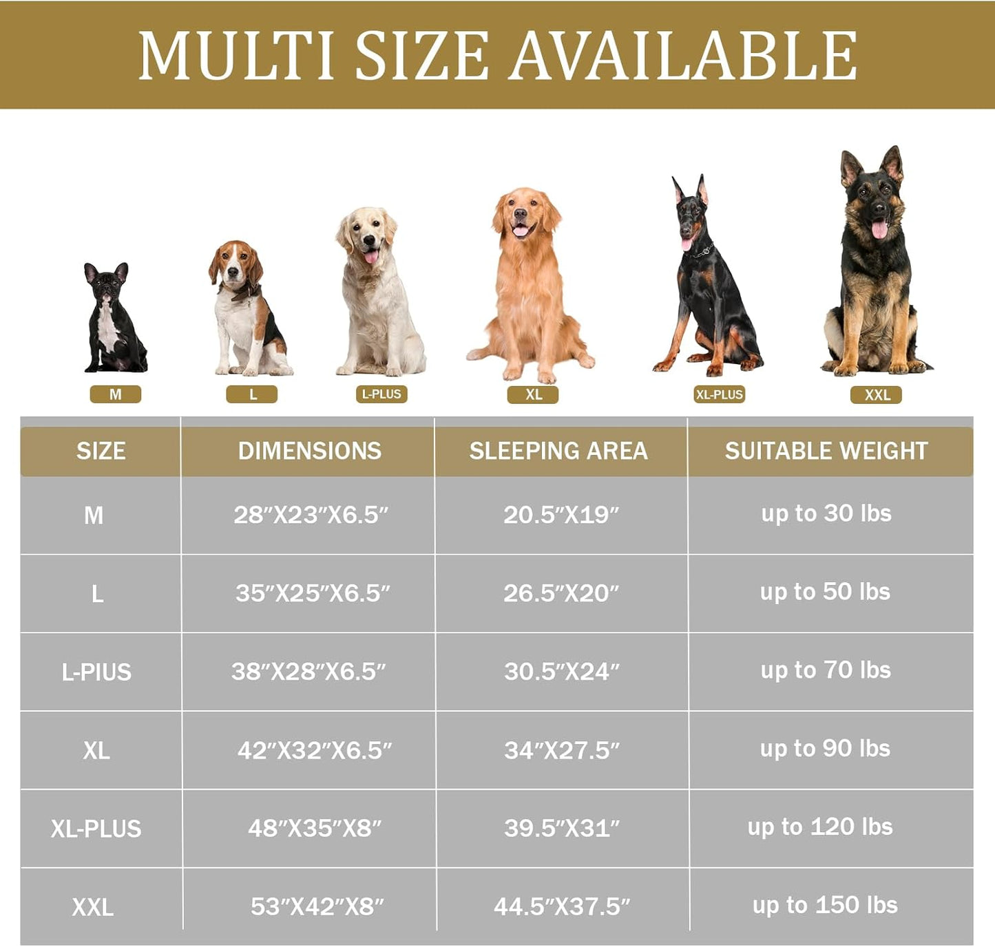 Bedfolks Orthopedic Dog Bed XL, Waterproof Dog Sofa Bed for Extra Large Dogs, Egg Foam Pet Couch Bed with Removable Washable Cover and Nonslip Bottom, Light Grey