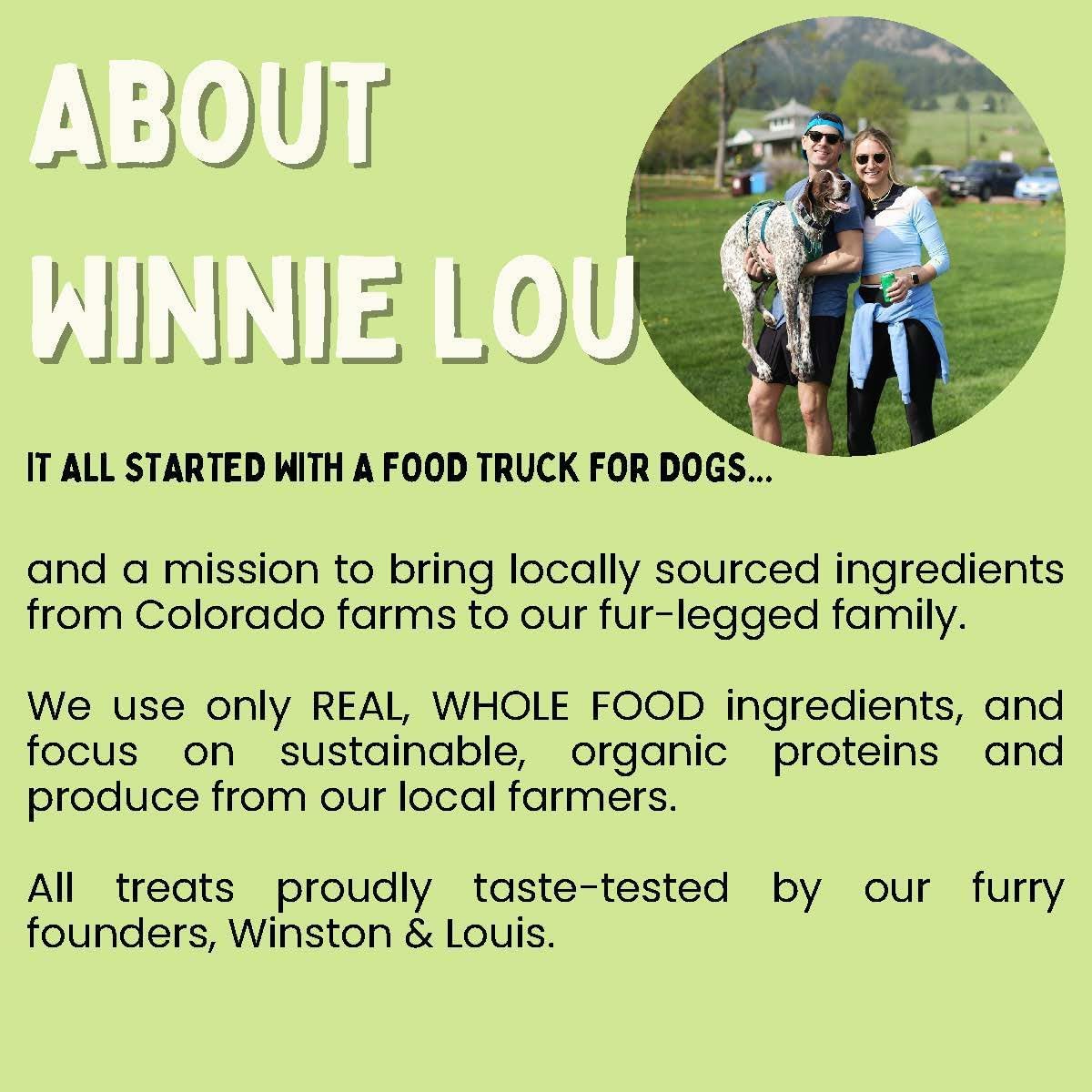 Winnie Lou The Canine Co. Freeze Dried Bison Liver Tidbits - Single Ingredient, Human-Grade, No Artificial Flavors or Fillers, Perfect for Training (Pack of 2)