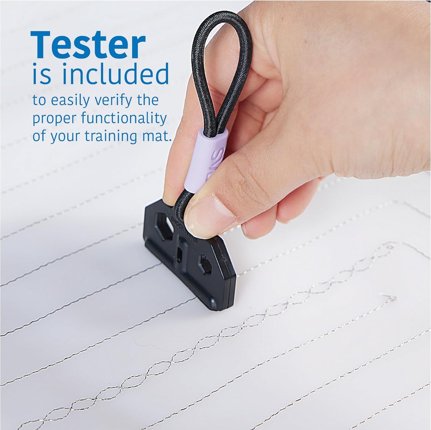 SVD.PET (2-Pack Pet Training Mat with Tester, Shock Pad for Dogs Cats, Electronic Repellent mat for Indoor, 3 Training Modes, 5 Levels, Pet Safe Mode (White controler 60" X 12")