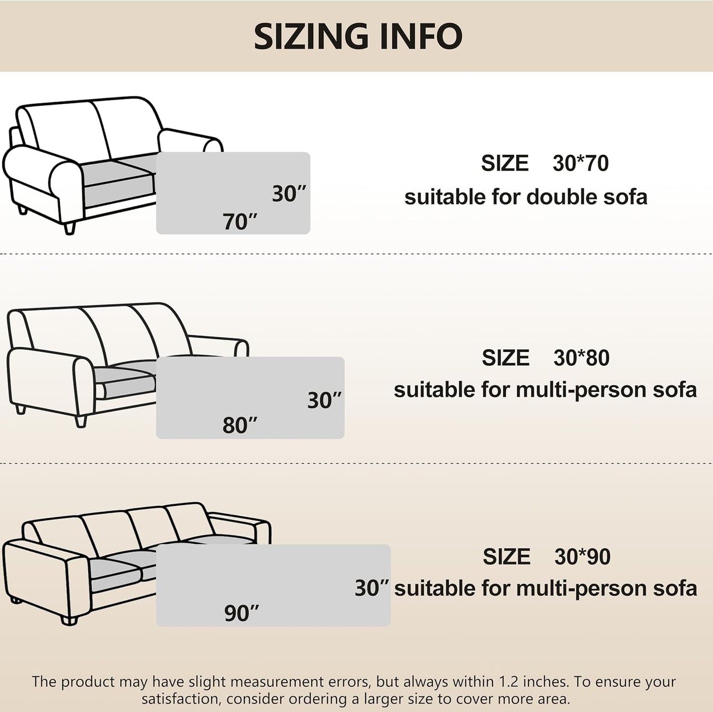 gogobunny 100% Double Sided Waterproof Dog Blanket Soft Pet Bed Cover Reversible Protect Furniture Couch Sofa Car for Puppy Cat Kids (Dark Beige/Light Beige, 30x80 Inch (Pack of 1))