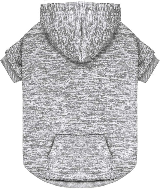 Dog Sweaters for Medium Dogs Dog Hoodie Fleece Dog Sweater Soft Dog Clothes Sweatshirt with Pocket Dog Hoodie for Medium Dogs(Grey&M)