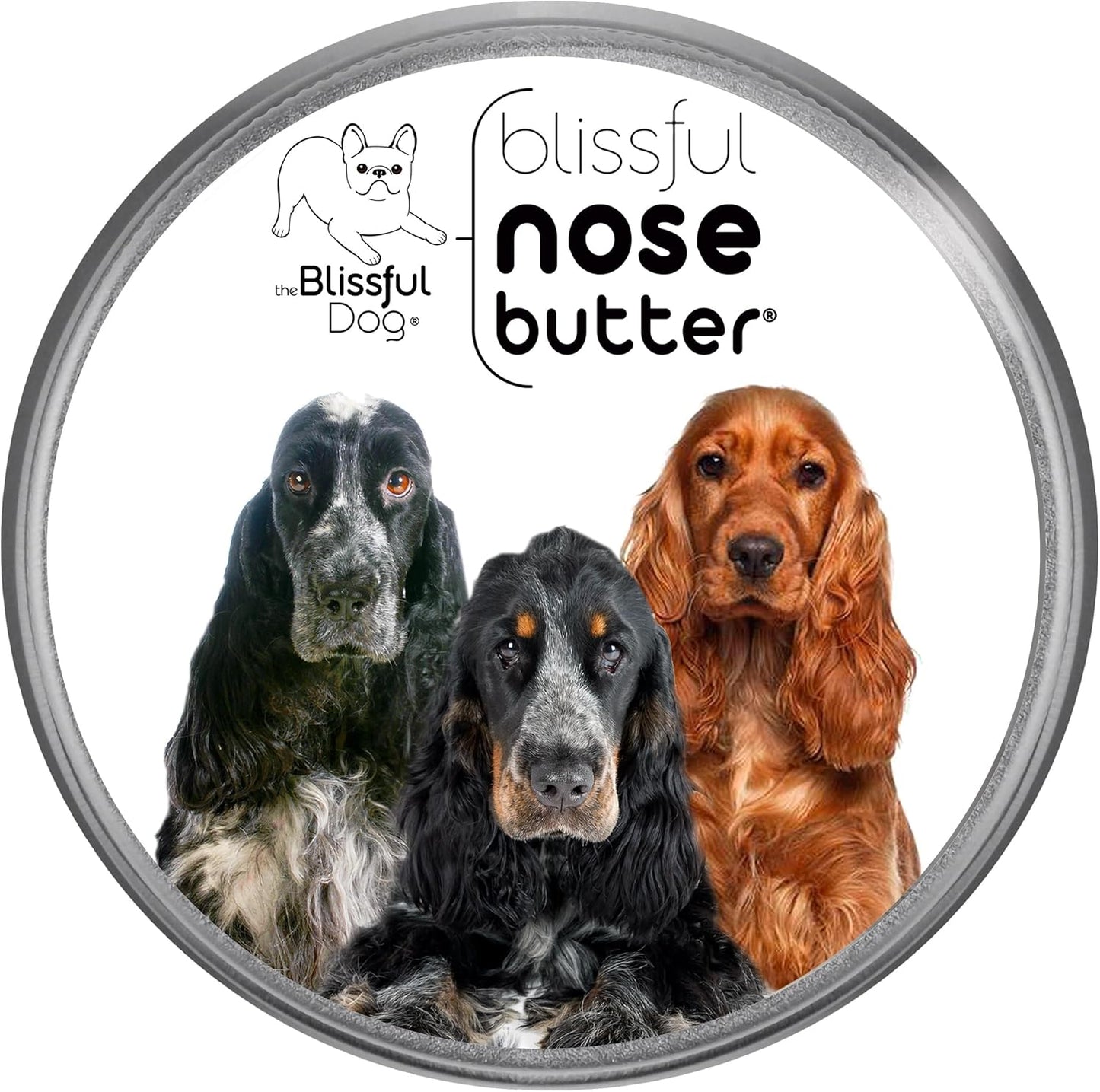 The Blissful Dog English Cocker Spaniel Unscented Nose Butter - Dog Nose Butter, 2-Ounce