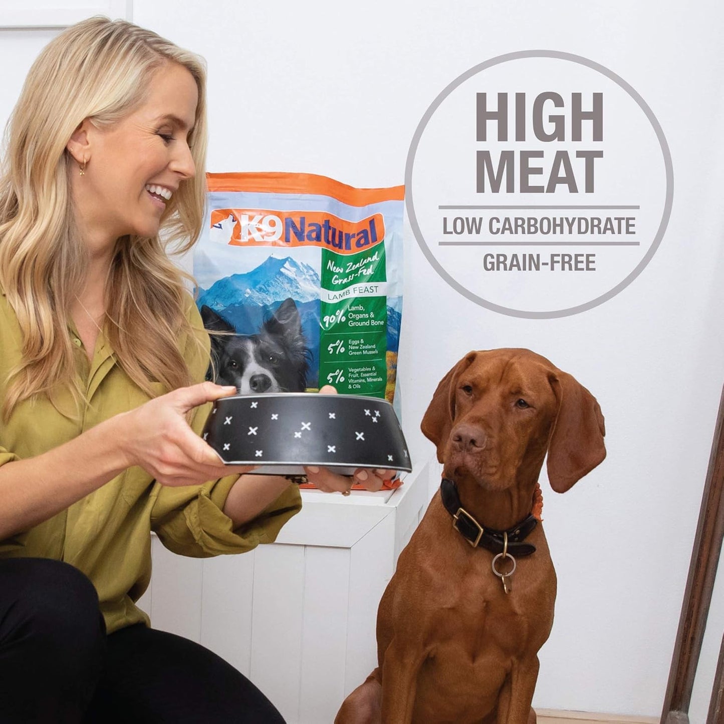 K9 Natural - Grain Free Freeze Dried Dog Food - Hoki & Beef, 17.6oz