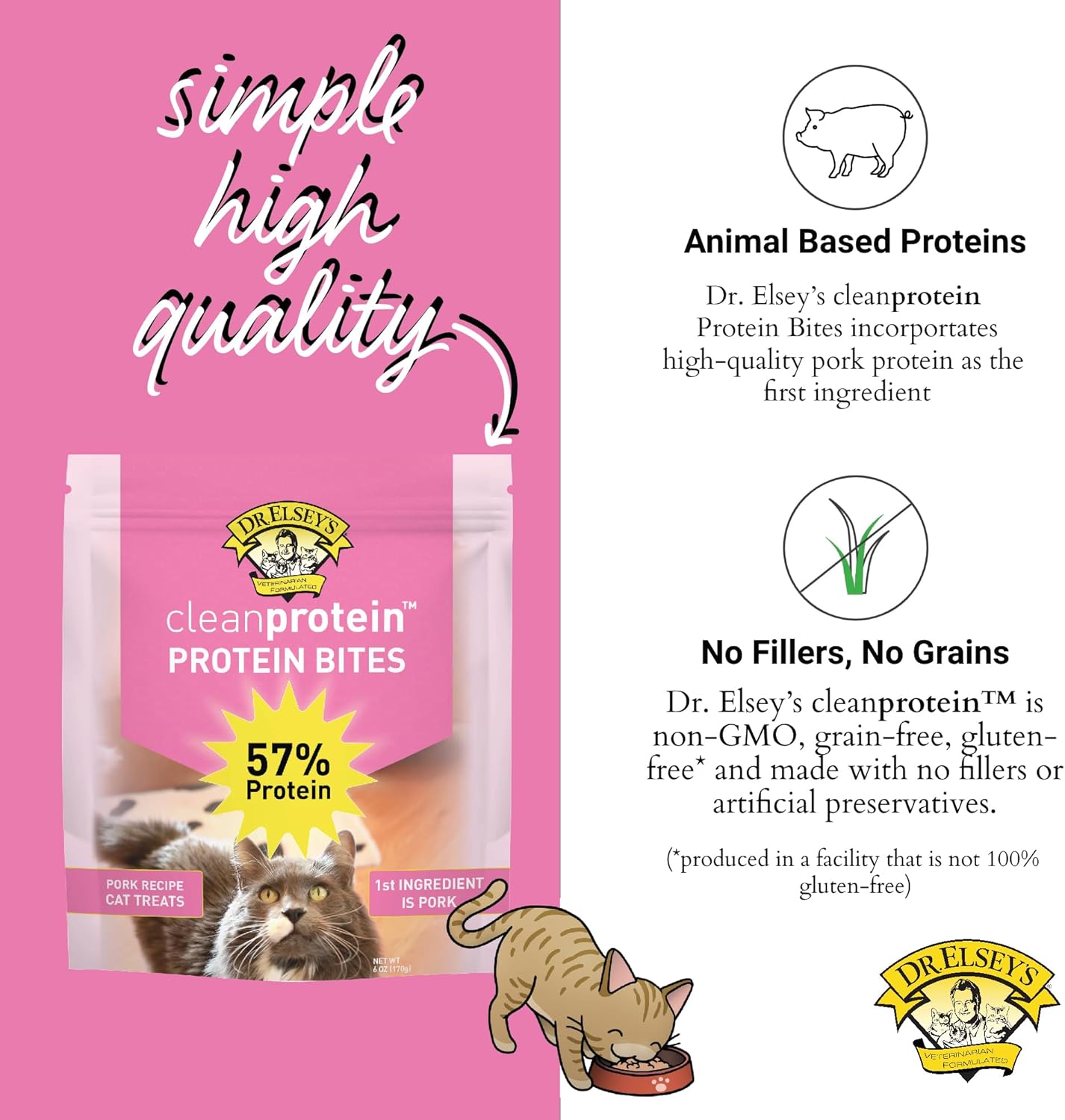 Dr. Elsey's cleanprotein Protein Bites Pork 12 oz.