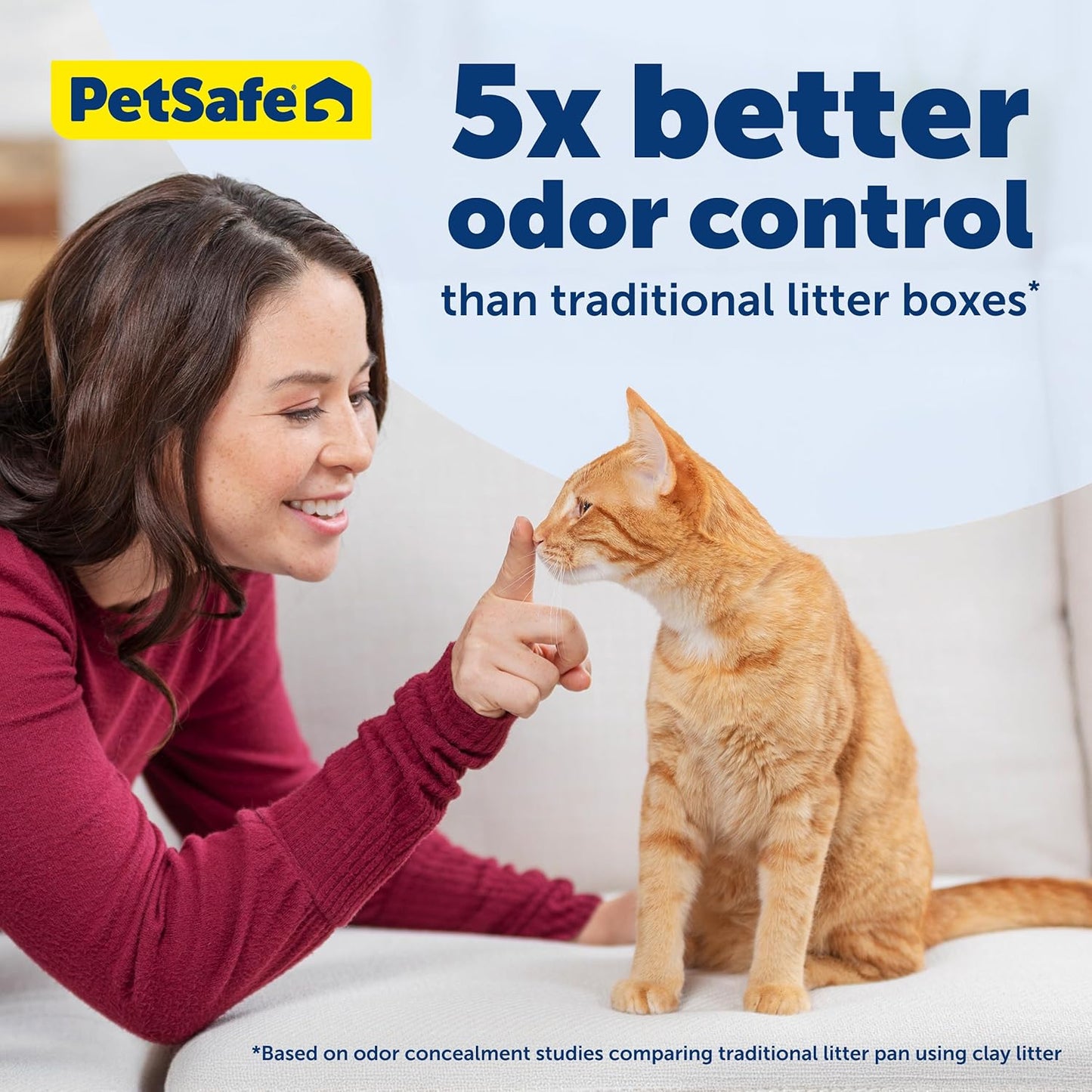 PetSafe ScoopFree Disposable Crystal Cat Litter Tray - Easy Cleaning Box - Refill Tray for Electric Litter Box - Fragrance Free - 4.3 lb Bags - 3 Pack