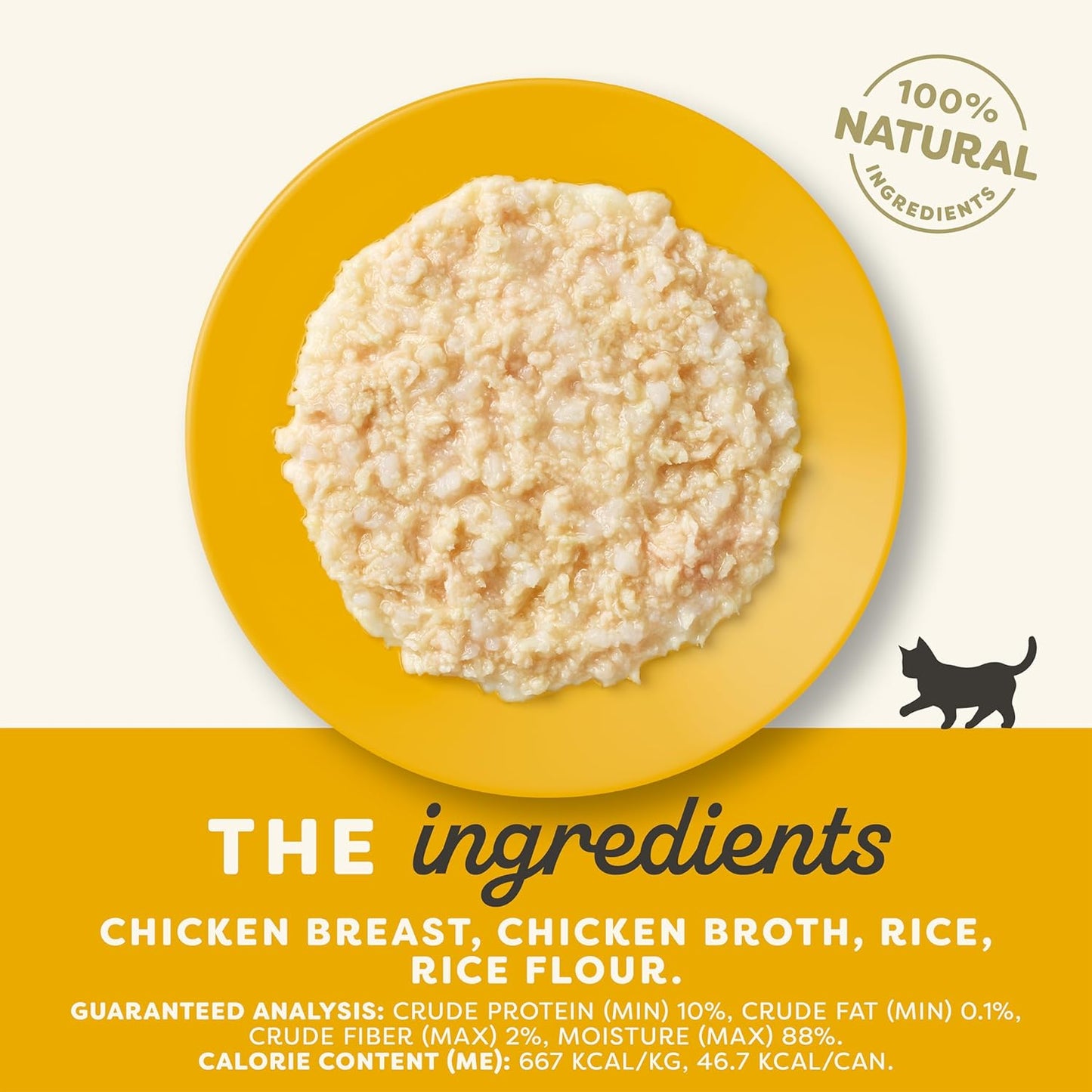 Applaws Natural Wet Kitten Food in Broth, Limited Ingredient Canned Wet Kitten Food, No Additives, Made with Natural Ingredients, Chicken Breast in Broth (6 x 2.47oz Cans)