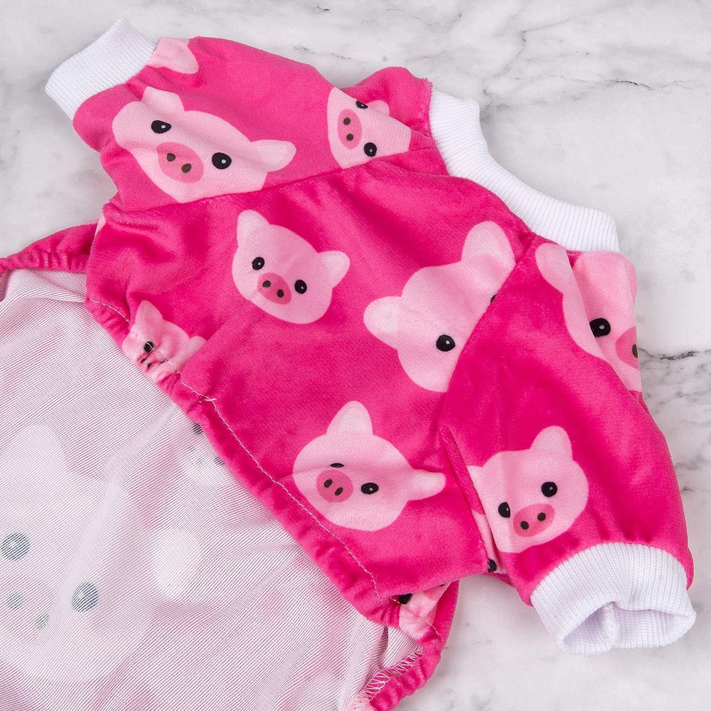 CuteBone Dog Halloween Pajamas Puppy Onesies Small Dogs Soft Pjs Coat Cat Apparel Comfy Pet Christmas Clothes Outfit Doggie Bodysuit P46XS
