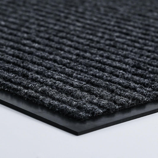 Durable Front Door Mat, Heavy Duty Indoor Outdoor Doormat, 60” x 36” Low Profile Outdoor Mats for Home Entrance, Stain and Fade Resistant Shoe Scraper Mat, Ideal for High Traffic Area