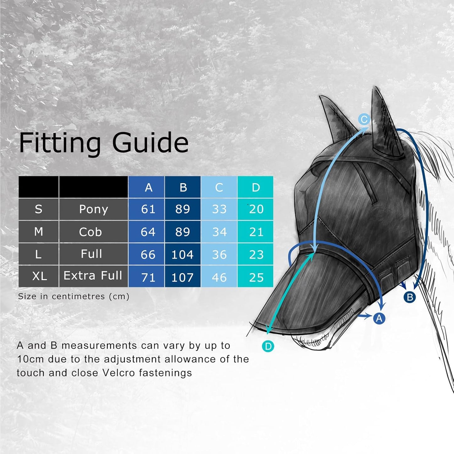 Harrison Howard CareMaster UV-Proof Great Air Flow Fly Mask Standard with Ears Silver/Black Retro