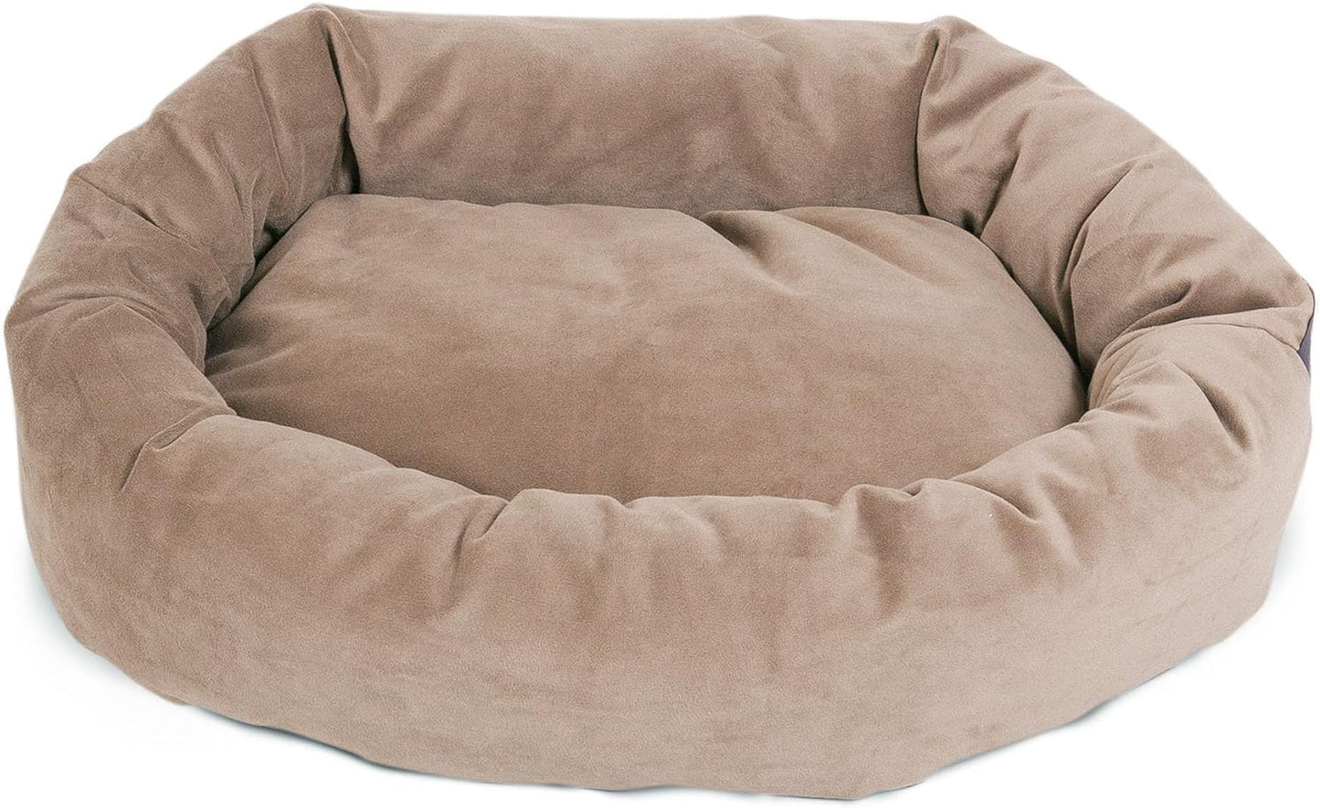 Majestic Pet Villa 40 Inch Shredded Memory Foam Dog Bed for Large Sized Dogs 40x29x9 Inch–Orthopedic Dog Bed with Removable Washable Cover-Washable Large Pet Bed with Head Support-Pearl