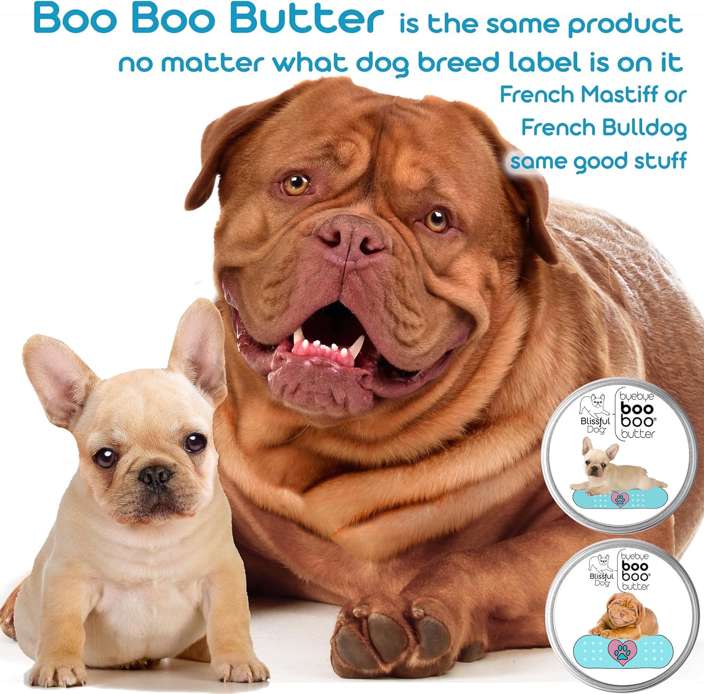 The Blissful Dog .15 oz Tube Basset Hound Booboo Butter